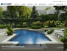 Tablet Screenshot of poolcorp.com